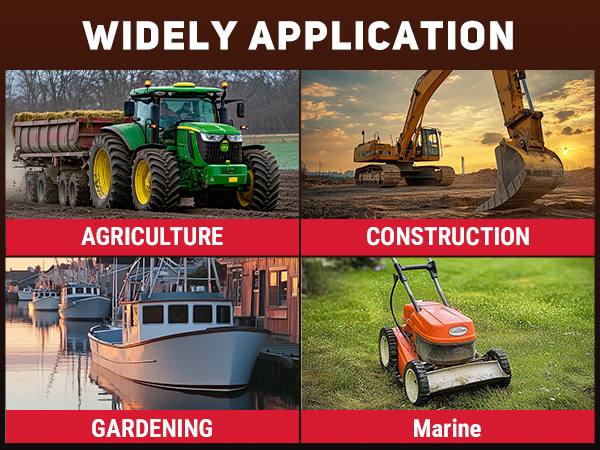 BreAro 50-Gallon Fuel Tank with versatile applications in agriculture, construction, gardening, and marine industries. Ideal for tractors, excavators, lawn equipment, and boats, ensuring efficient refueling.