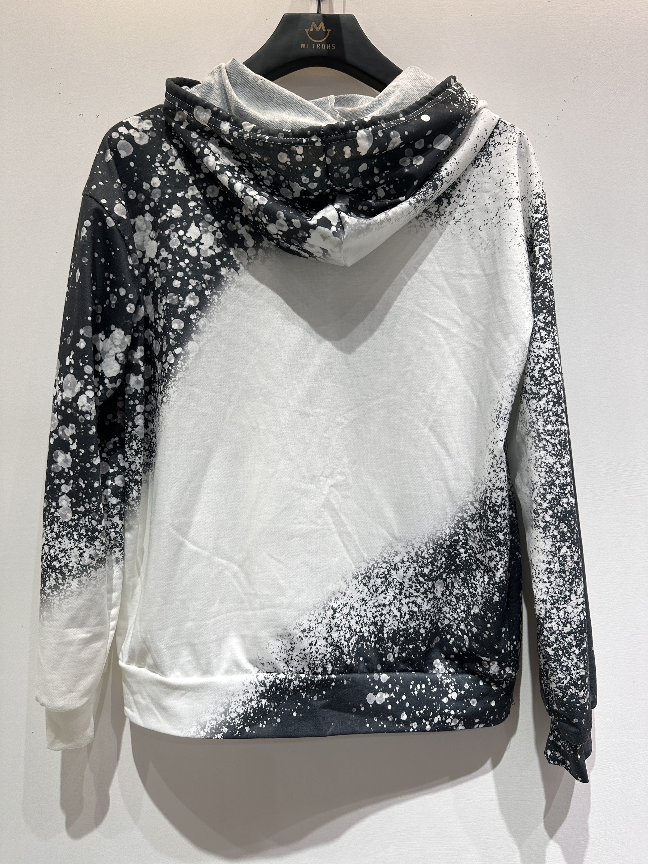 bull head print kangaroo pocket hoodie casual long sleeve drawstring hoodies sweatshirt womens clothing details 5