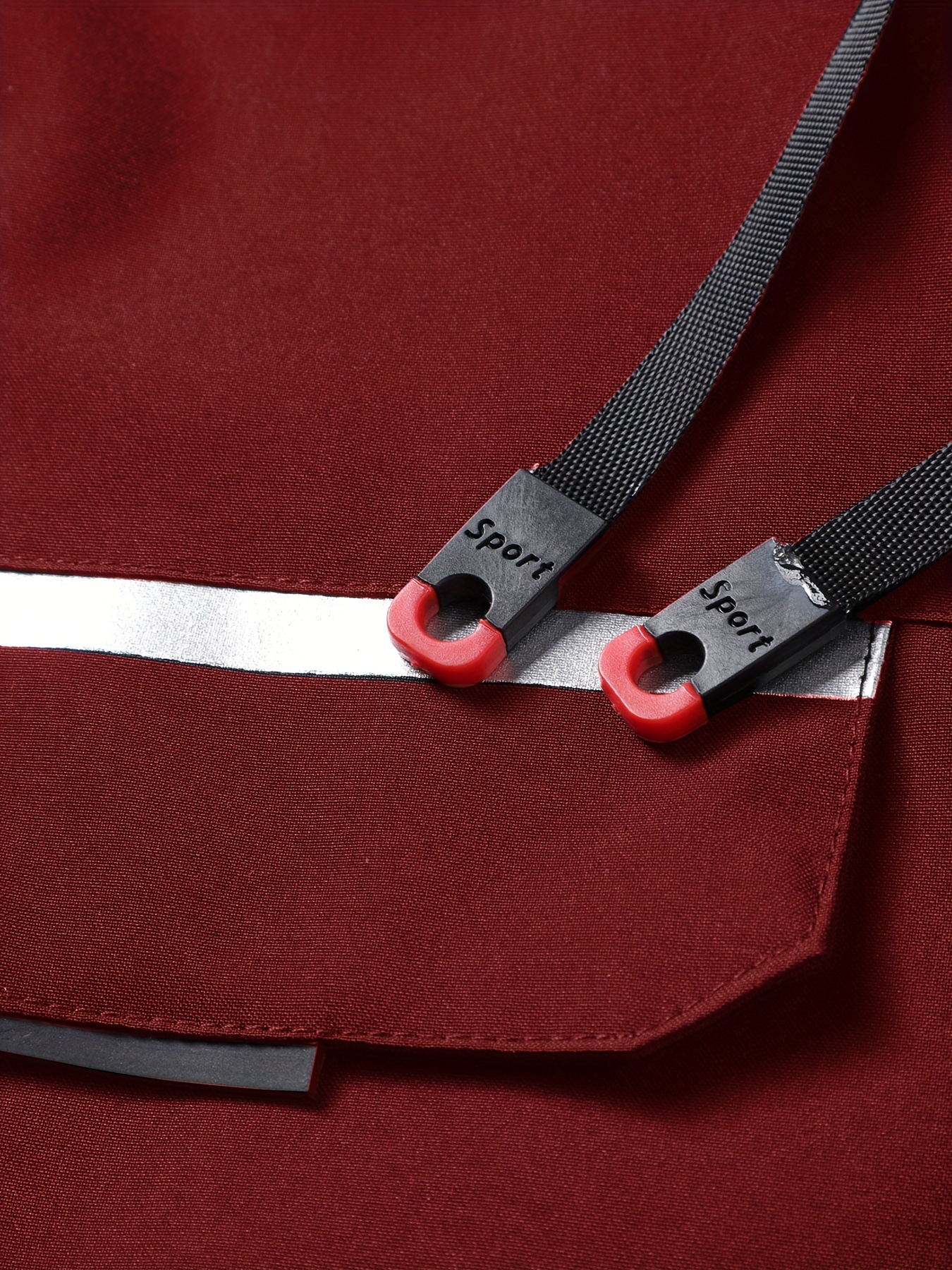 multi pocket windbreaker hooded jacket mens casual zip up jacket coat for outdoor activities details 2