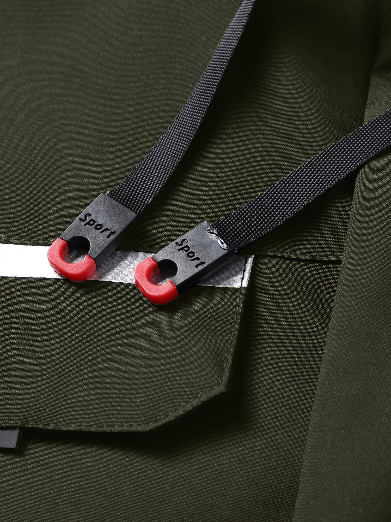 multi pocket windbreaker hooded jacket mens casual zip up jacket coat for outdoor activities details 7