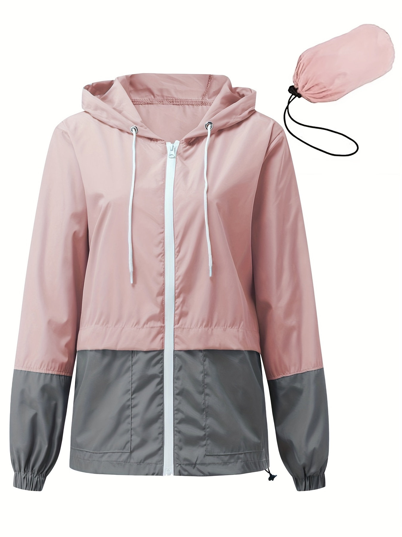 womens outwear women rain coats lightweight waterproof outdoor rain jacket details 2