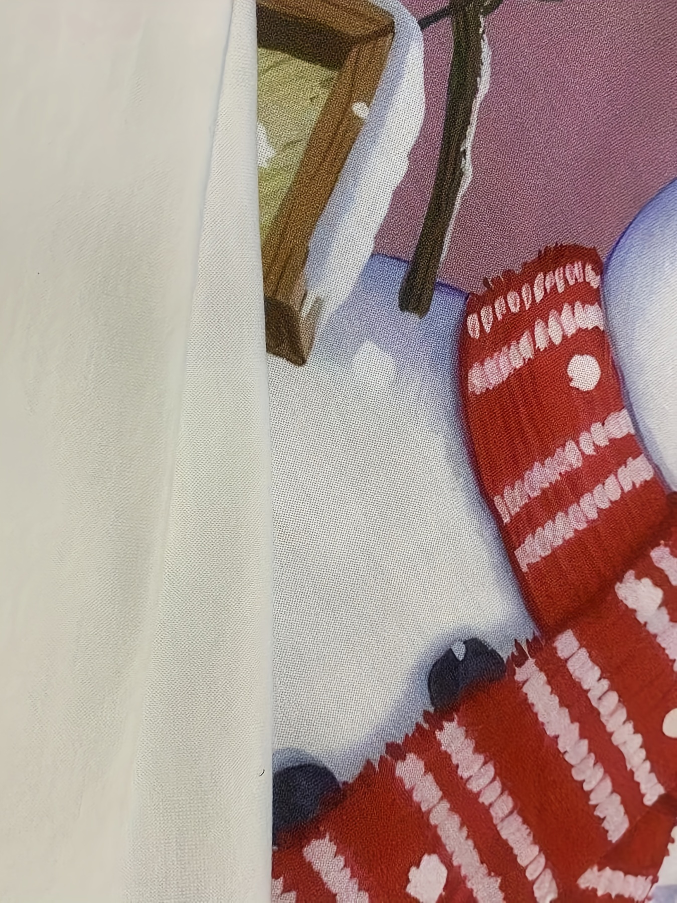 christmas snowman print sweatshirt casual long sleeve crew neck sweatshirt womens clothing details 20