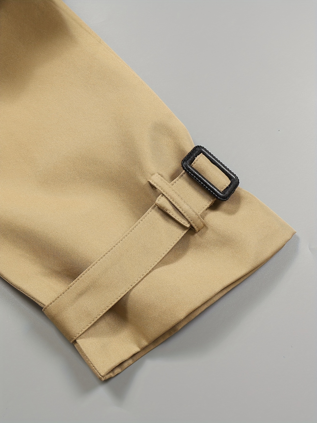 double breasted trench coat, double breasted trench coat casual lapel long sleeve outerwear womens clothing details 22