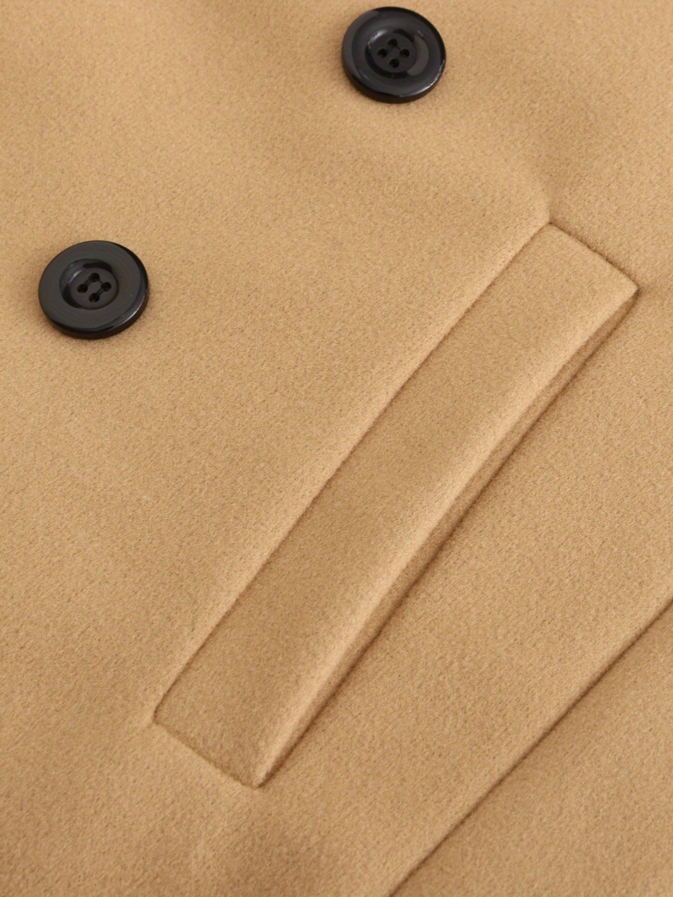 mens double breasted trench coat elegant overcoat for fall winter details 11