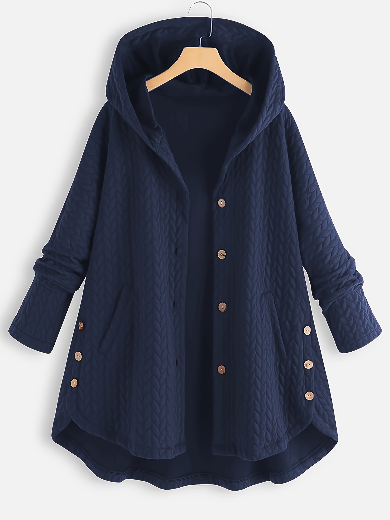 thicken hooded coat, womens outerwear womens winter coat warm coats thicken hooded coat details 15