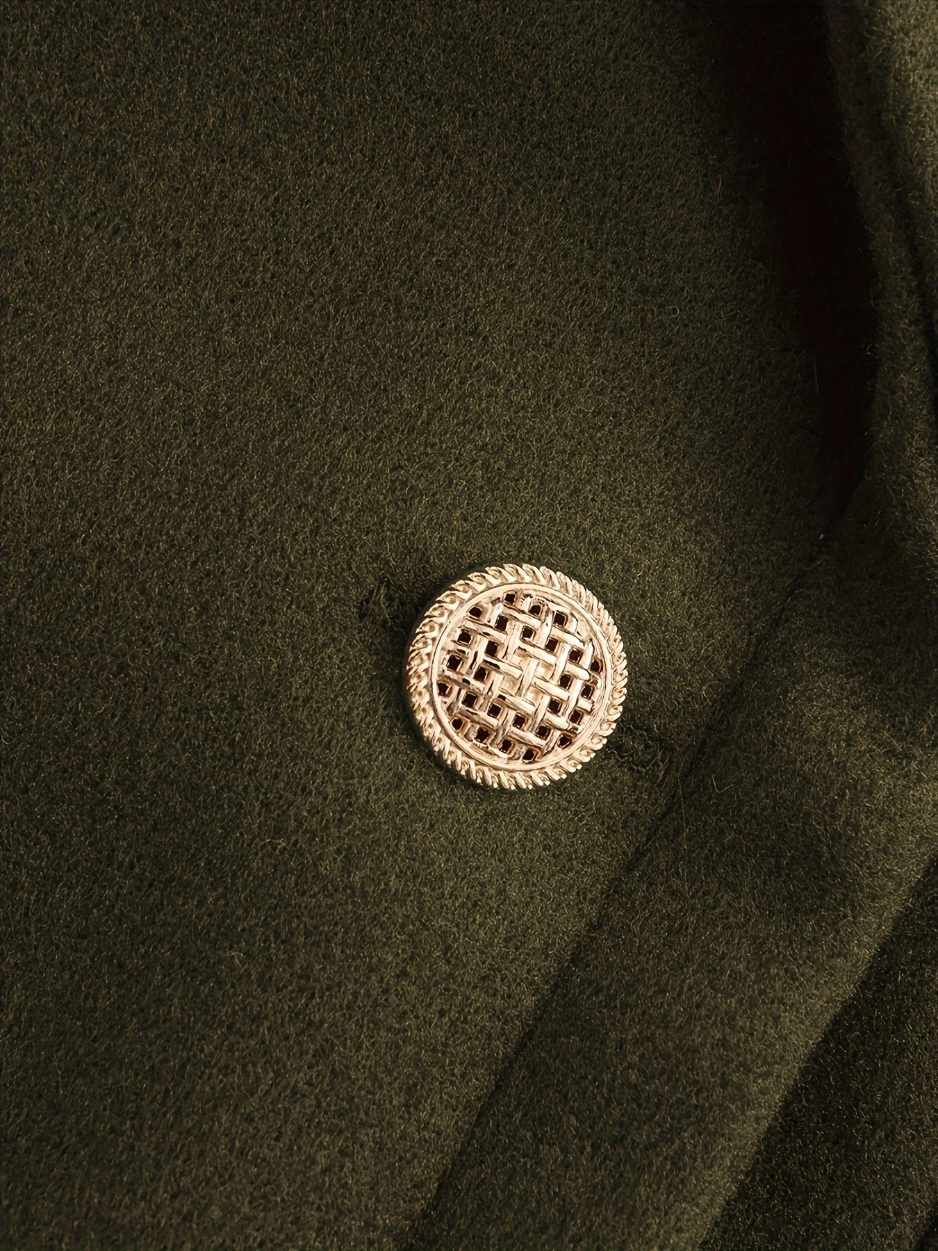 mens warm double breasted overcoat casual elegant faux woolen trench coat for fall winter details 17