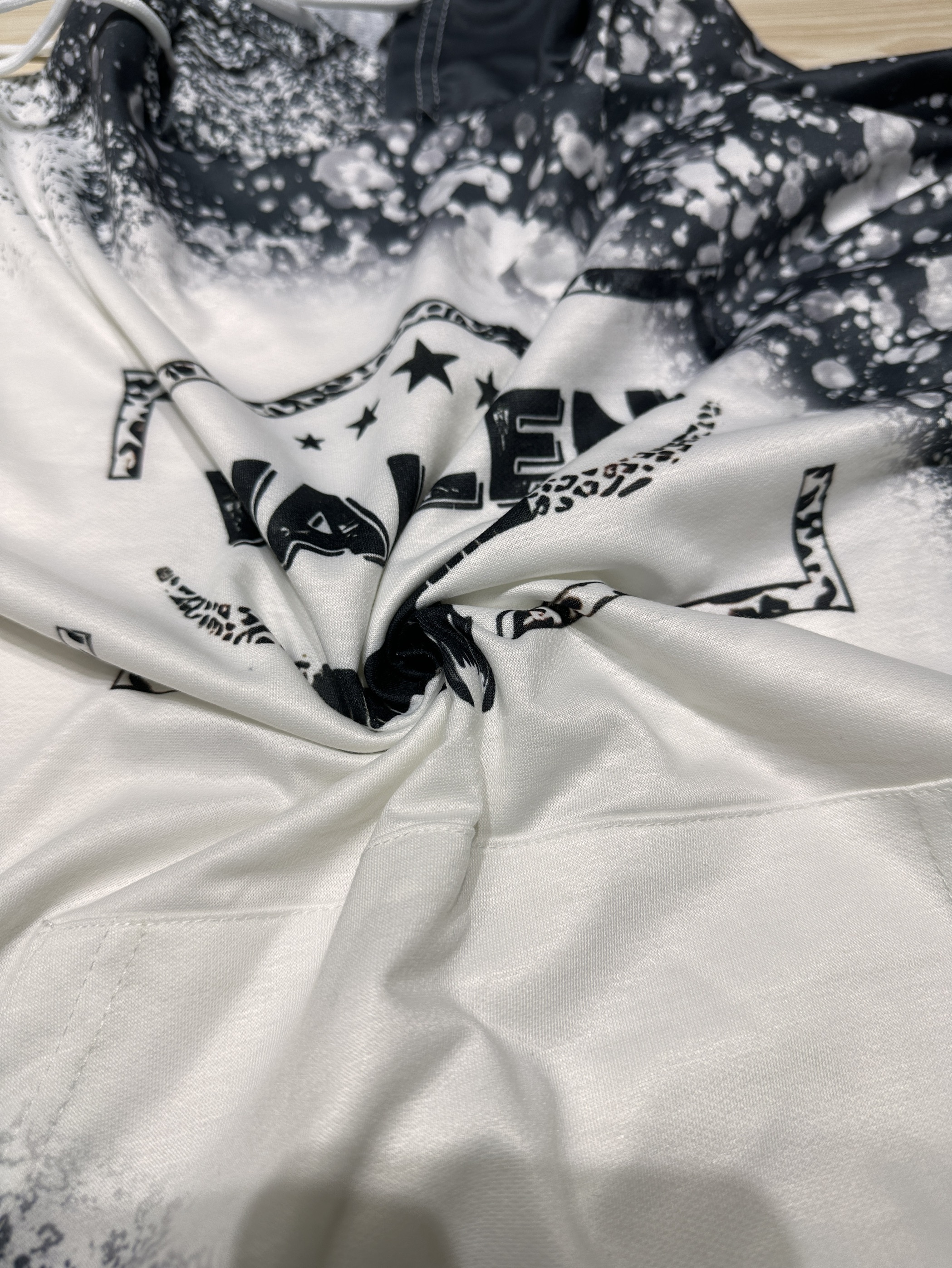 bull head print kangaroo pocket hoodie casual long sleeve drawstring hoodies sweatshirt womens clothing details 7