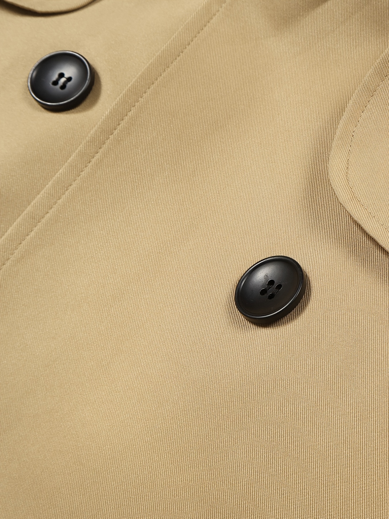 double breasted trench coat, double breasted trench coat casual lapel long sleeve outerwear womens clothing details 18