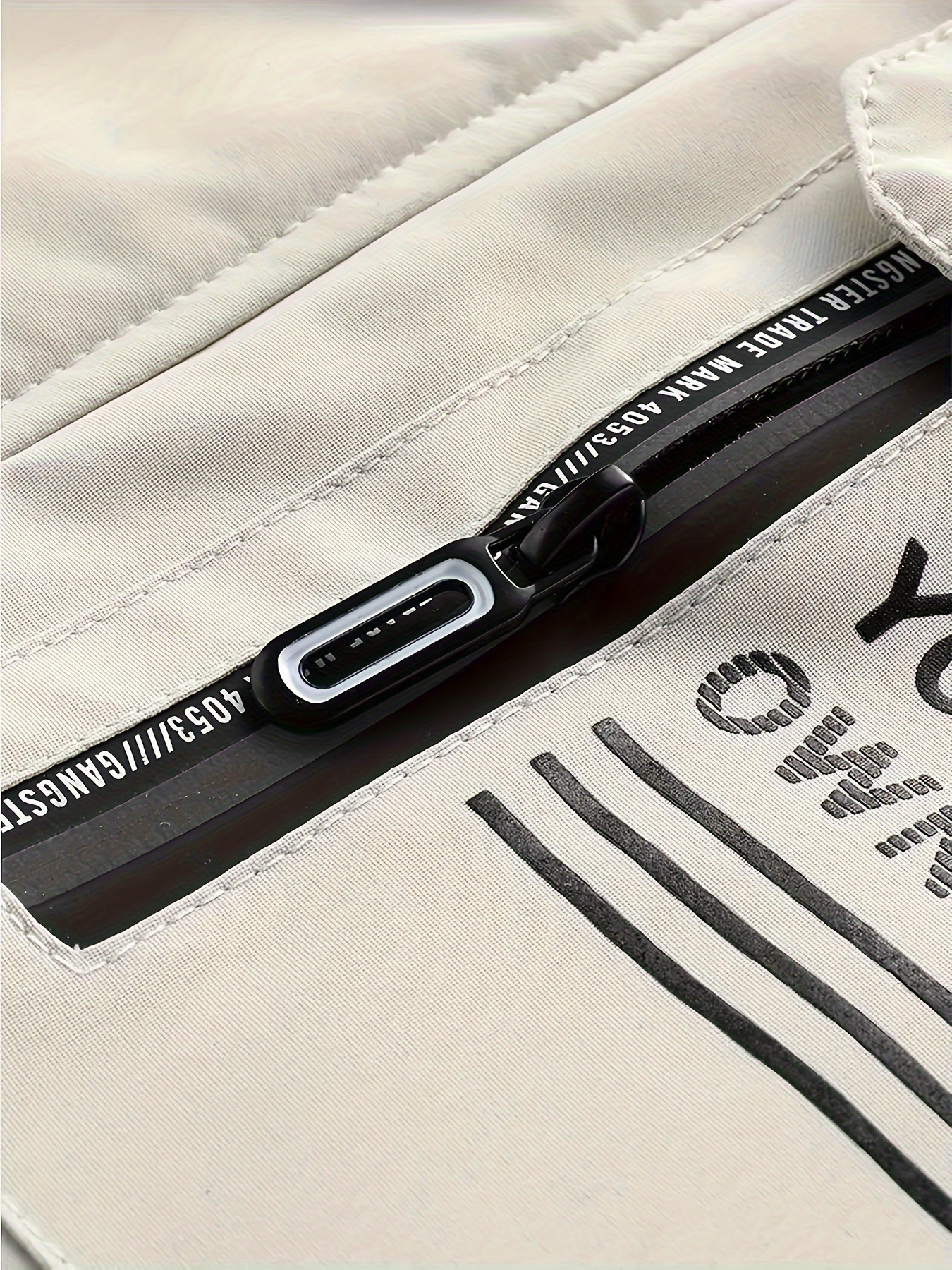 multi pocket windbreaker hooded jacket mens casual zip up jacket coat for outdoor activities details 17