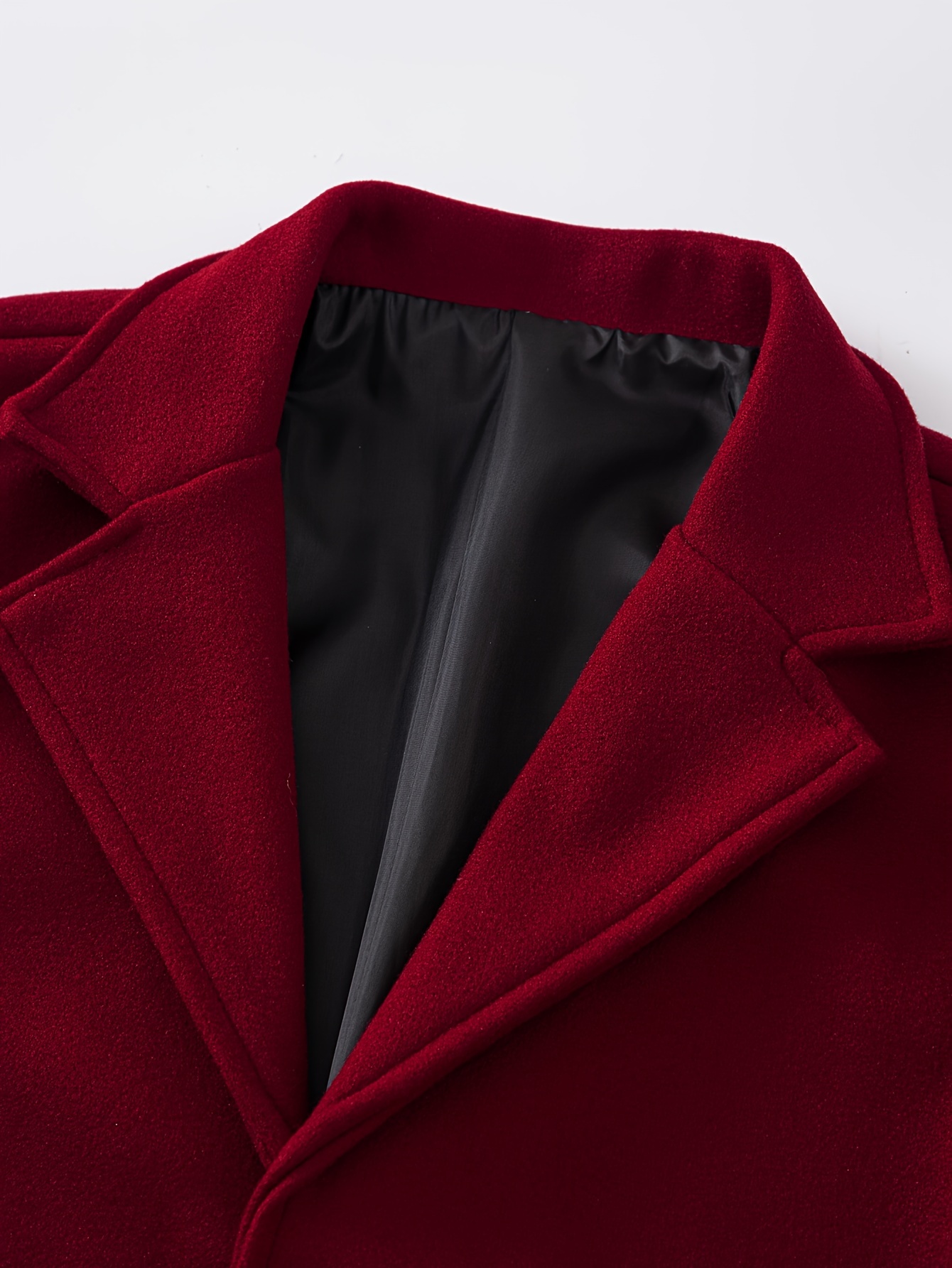 mens casual single breasted trench coat elegant mature overcoat for fall winter business details 27