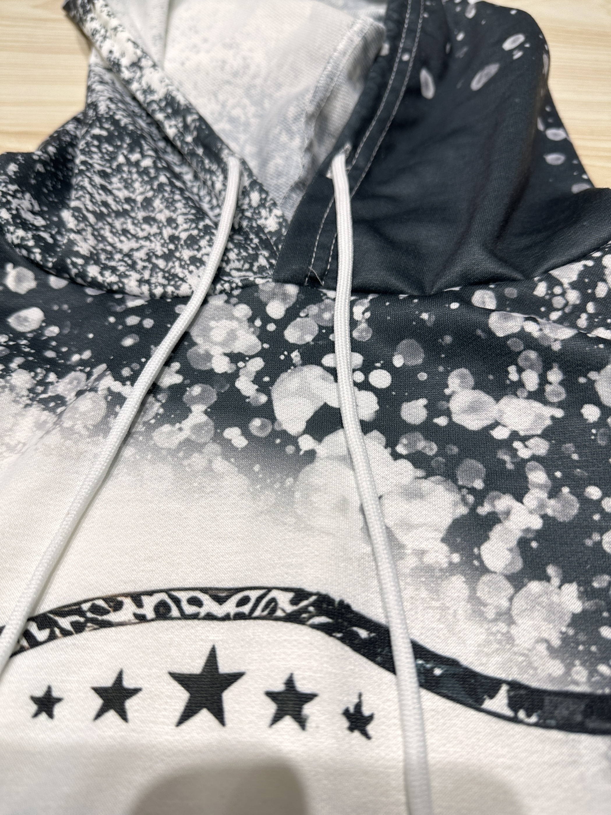 bull head print kangaroo pocket hoodie casual long sleeve drawstring hoodies sweatshirt womens clothing details 8