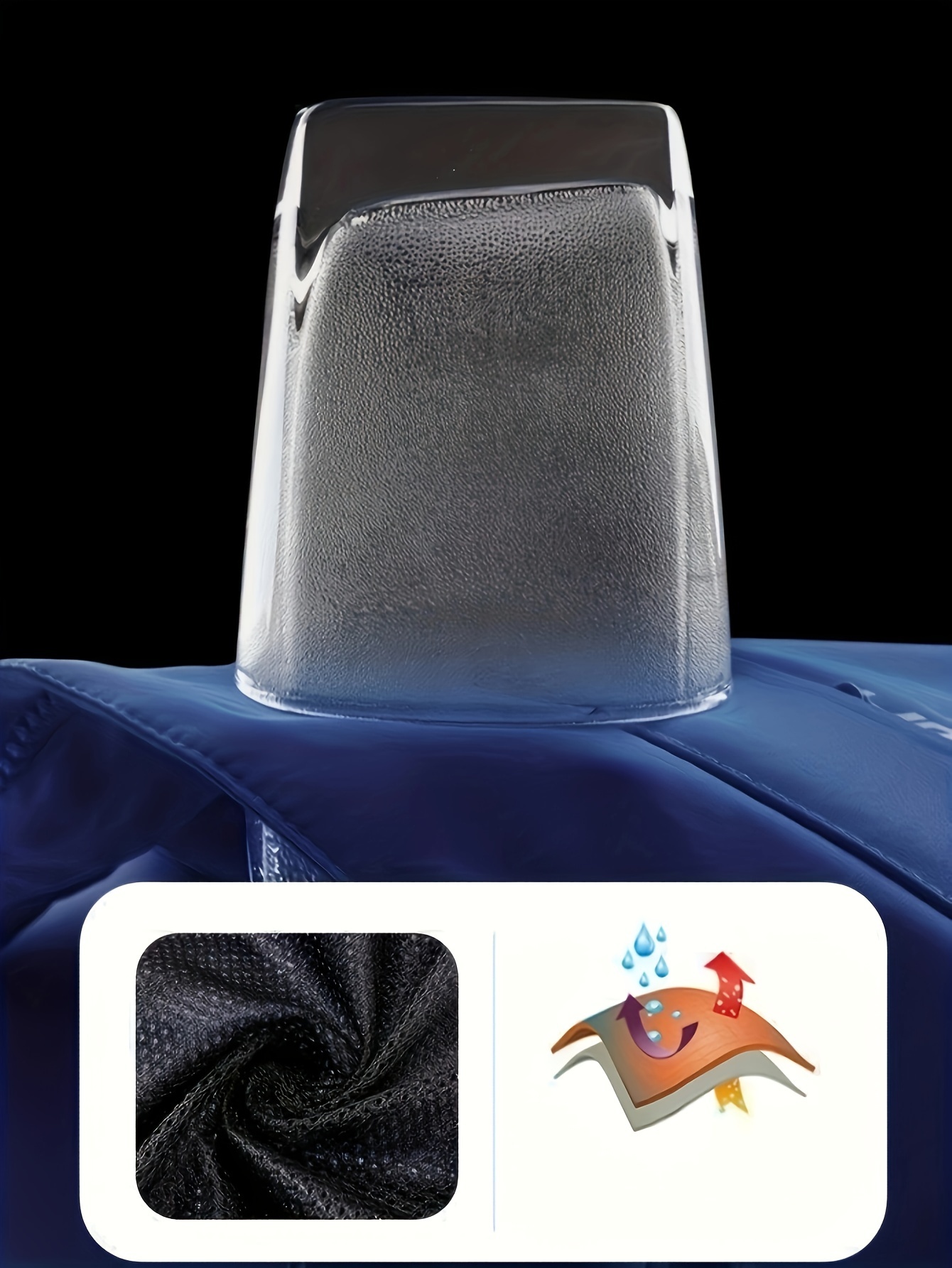 3 in 1 jacket removable hood liner windproof waterproof winter jacket snow jacket windproof hooded with inner warm fleece coat for men details 7