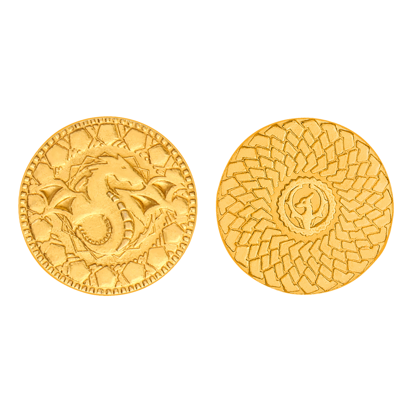 Byhoo 10 PCS Metal Fantasy Coins,Customizable Game Tokens for DND, RPG, Tabletop Roleplay, Challenge Coins, Collectibles & Gift Ideas, Bulk Order Available