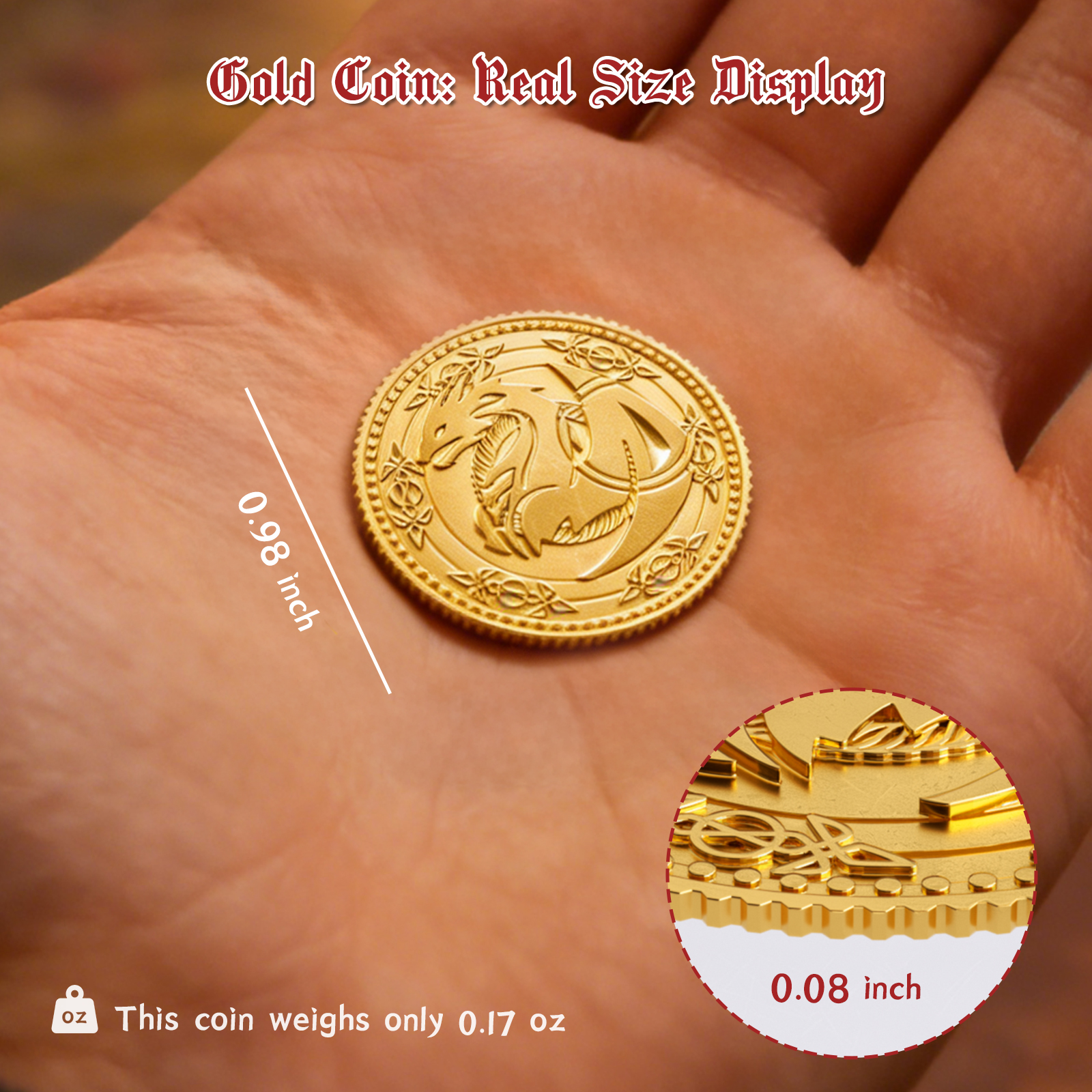 Byhoo Gold Coins 100 PCS Coins for Collectors, Dragon Yue DND Metal Coins with Leather Pouch, Large Treasure Set for Dungeons and Dragons, Heavy Metal Double-Sided Dragon & Axe Relief RPG Accessories