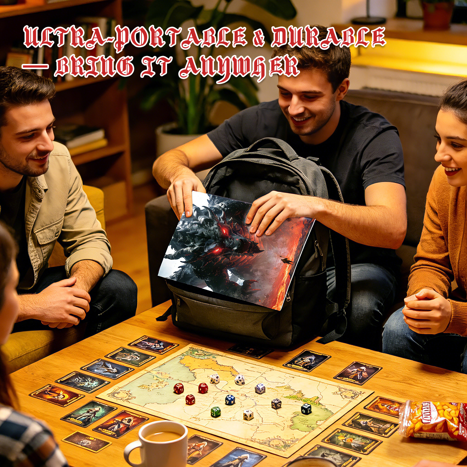 Byhoo DM Screen 4 PCS for D&D 5E - Immersive DND DM Screen Accessories