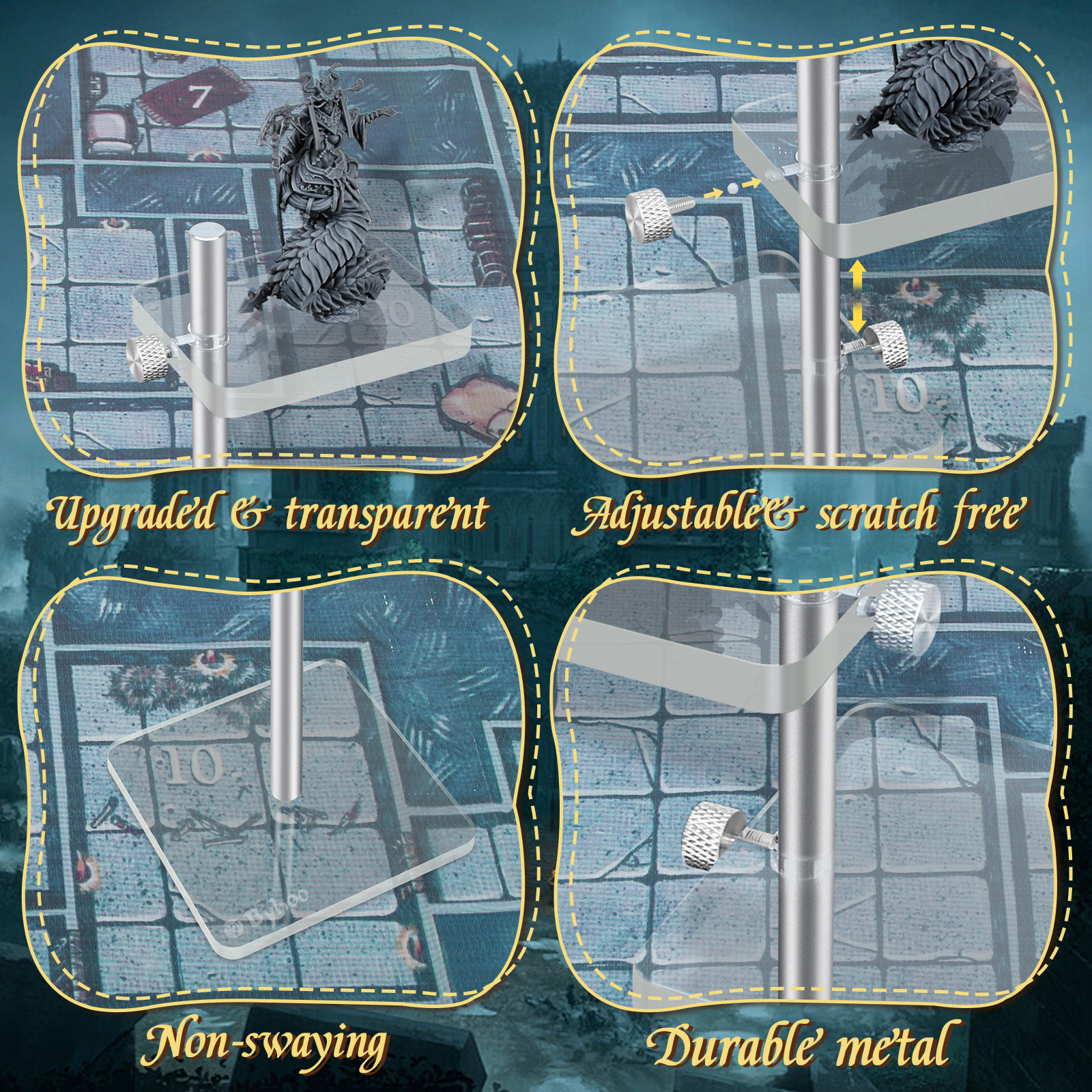 Byhoo DND Flying Miniatures Combat Risers