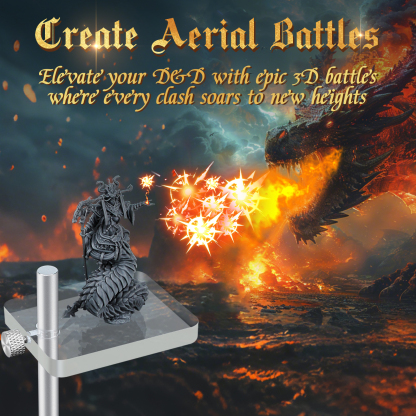 Byhoo DND Flying Miniatures Combat Risers