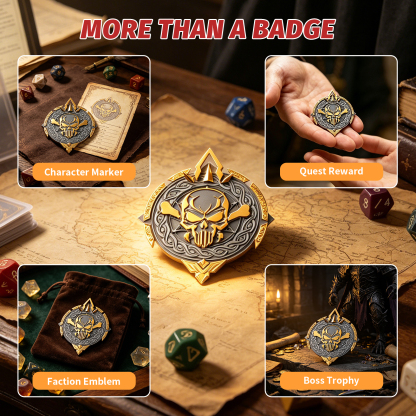 Byhoo Enamel Pins for D&D 5E - Fantasy Board Game Badge Collection for DND