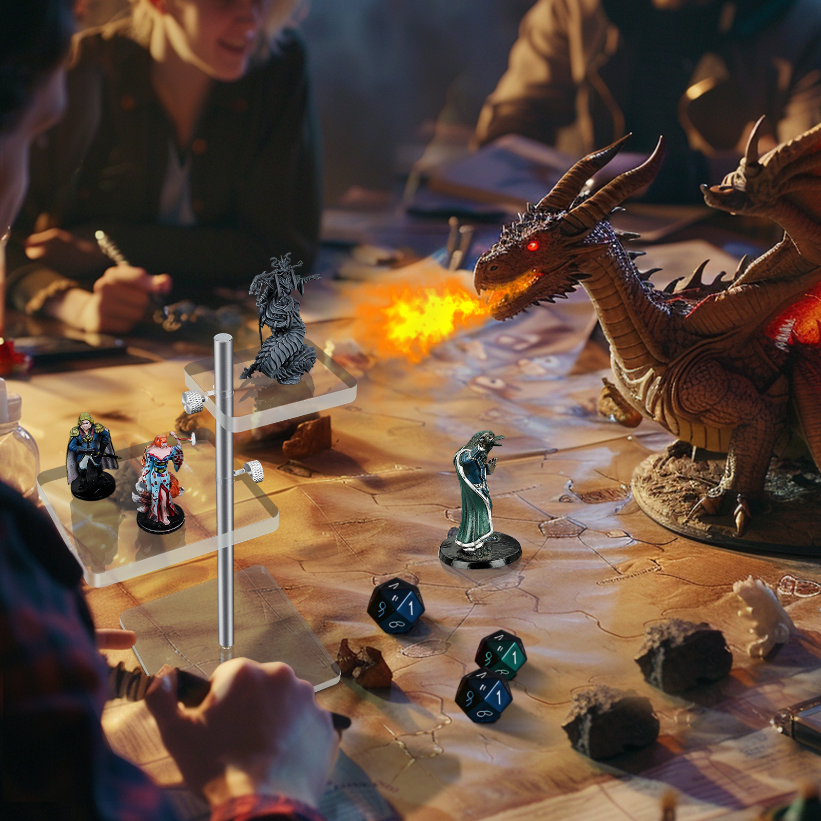 Byhoo DND Flying Miniatures Combat Risers