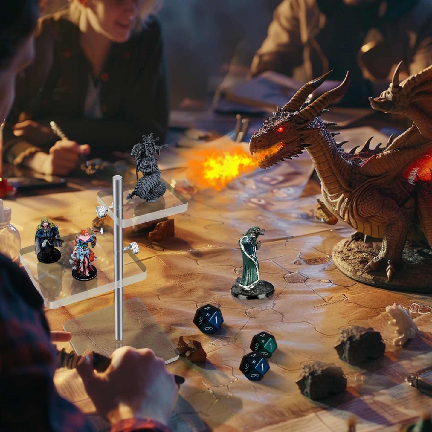 Byhoo DND Flying Miniatures Combat Risers