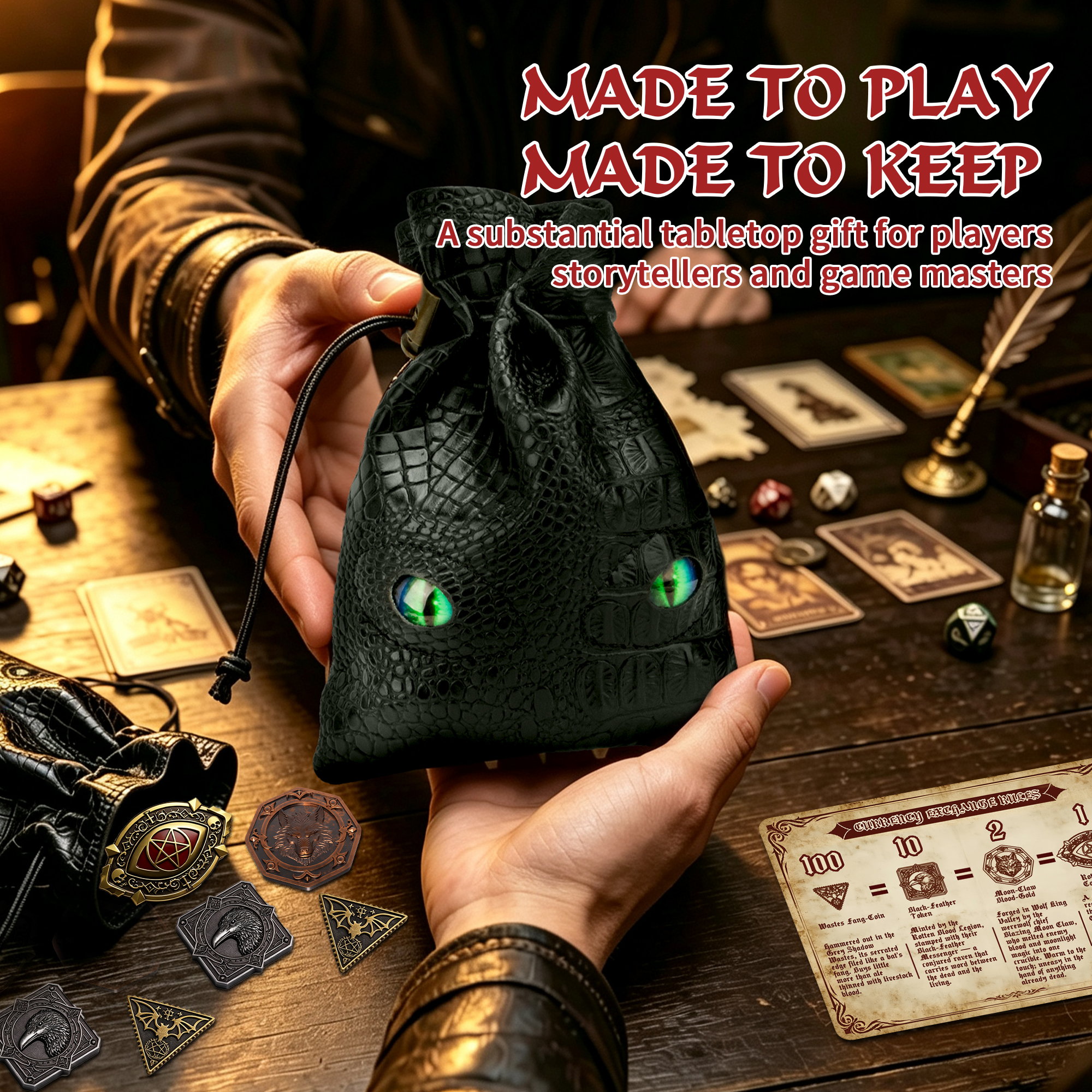 Byhoo Metal Coins 85PCS Horror-Themed Edition for DND Board Games