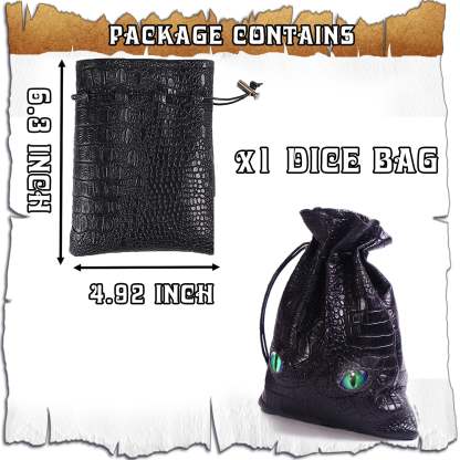 Byhoo Large DND Dice Bag