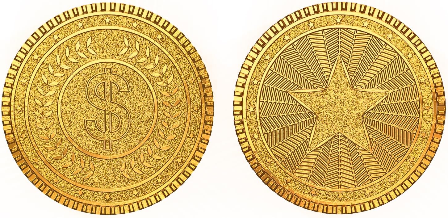 Byhoo 10 PCS Metal Fantasy Coins,Customizable Game Tokens for DND, RPG, Tabletop Roleplay, Challenge Coins, Collectibles & Gift Ideas, Bulk Order Available