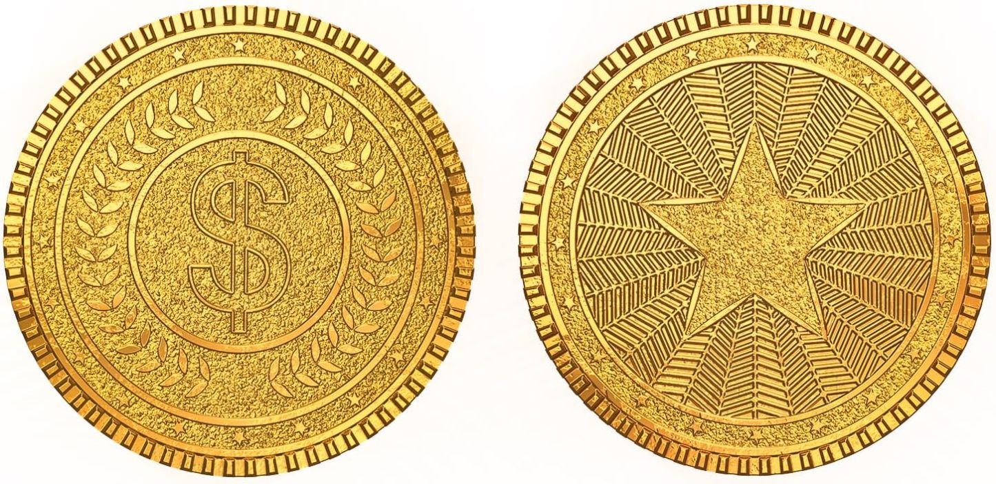 Byhoo 10 PCS Metal Fantasy Coins,Customizable Game Tokens for DND, RPG, Tabletop Roleplay, Challenge Coins, Collectibles & Gift Ideas, Bulk Order Available