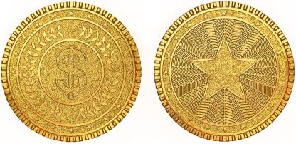 Byhoo 10 PCS Metal Fantasy Coins,Customizable Game Tokens for DND, RPG, Tabletop Roleplay, Challenge Coins, Collectibles & Gift Ideas, Bulk Order Available