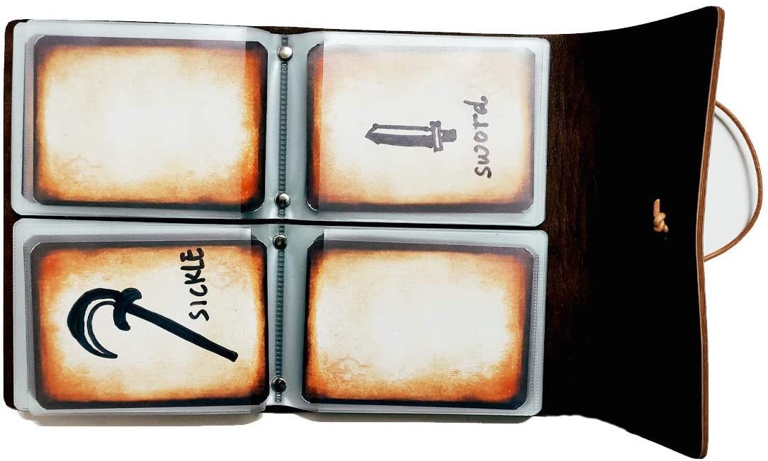 Byhoo Spellbook Cards Holder DND RPG Pocket Spell Book