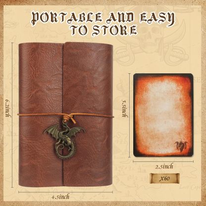 Spellbook Cards Holder DND RPG Pocket Spell Book & Reference Card Holder, Tome of Recollection TTRPG Gaming Accessories for Dungeons and Dragons Beginner Master (60 Poker-Size Player Cards Included)