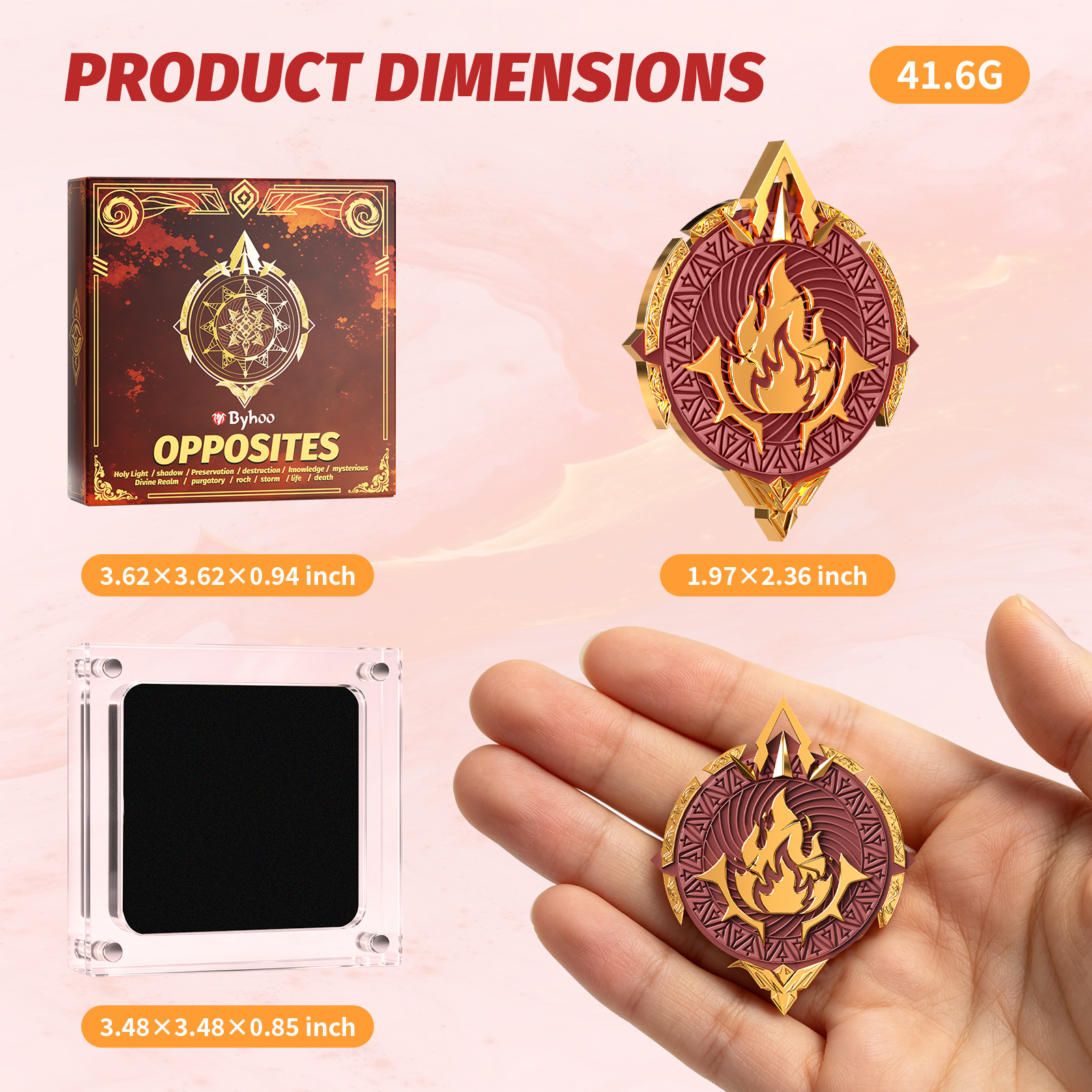 Byhoo Enamel Pins for D&D 5E - Fantasy Board Game Badge Collection for DND