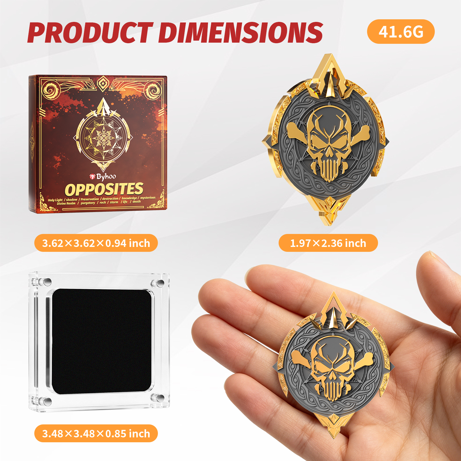 Byhoo Enamel Pins for D&D 5E - Fantasy Board Game Badge Collection for DND