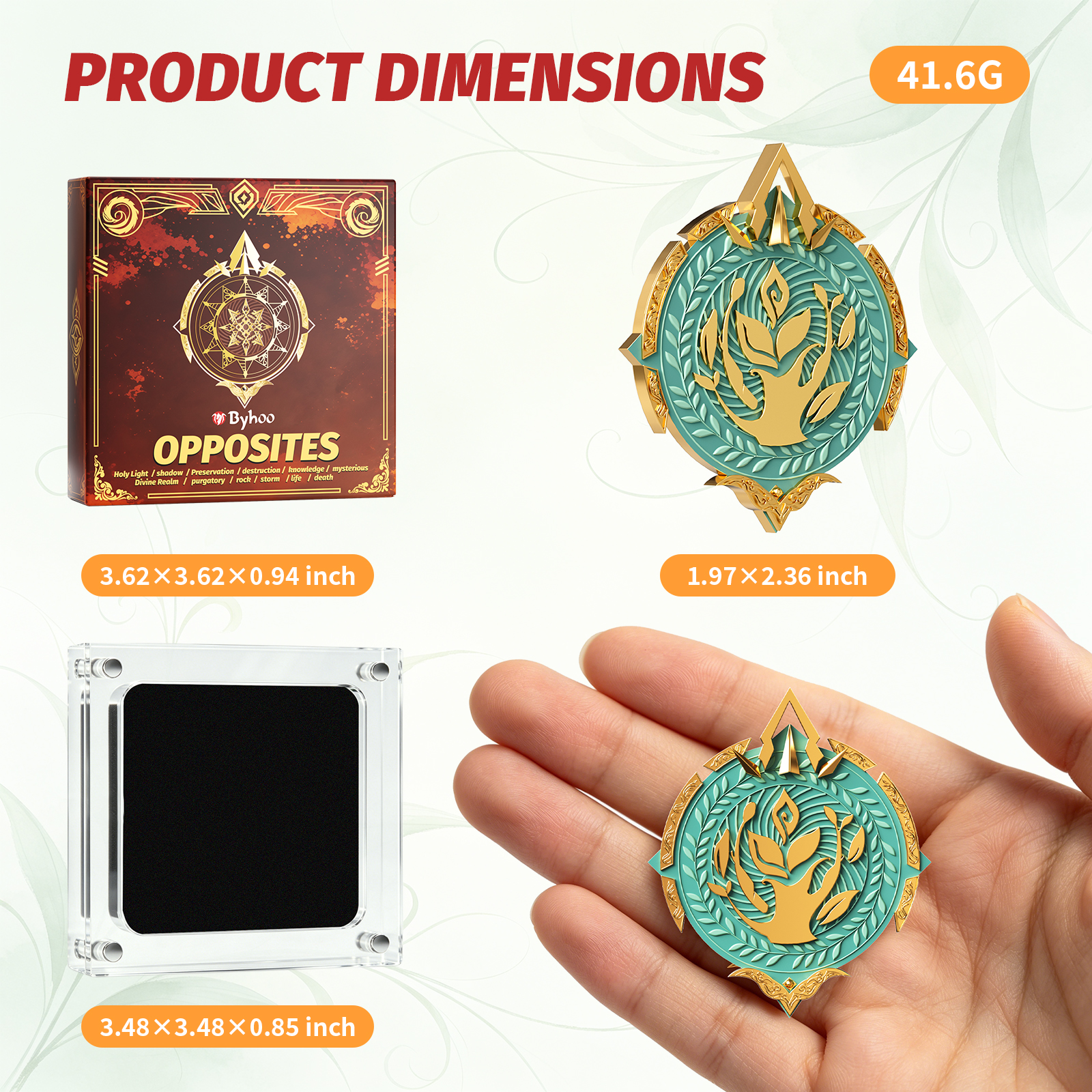 Byhoo Enamel Pins for D&D 5E - Fantasy Board Game Badge Collection for DND