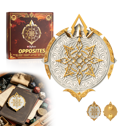 Byhoo Enamel Pins for D&D 5E - Fantasy Board Game Badge Collection for DND