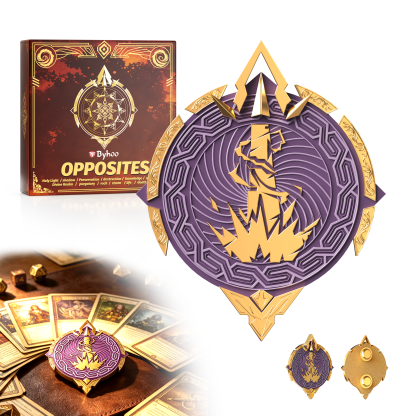Byhoo Enamel Pins for D&D 5E - Fantasy Board Game Badge Collection for DND