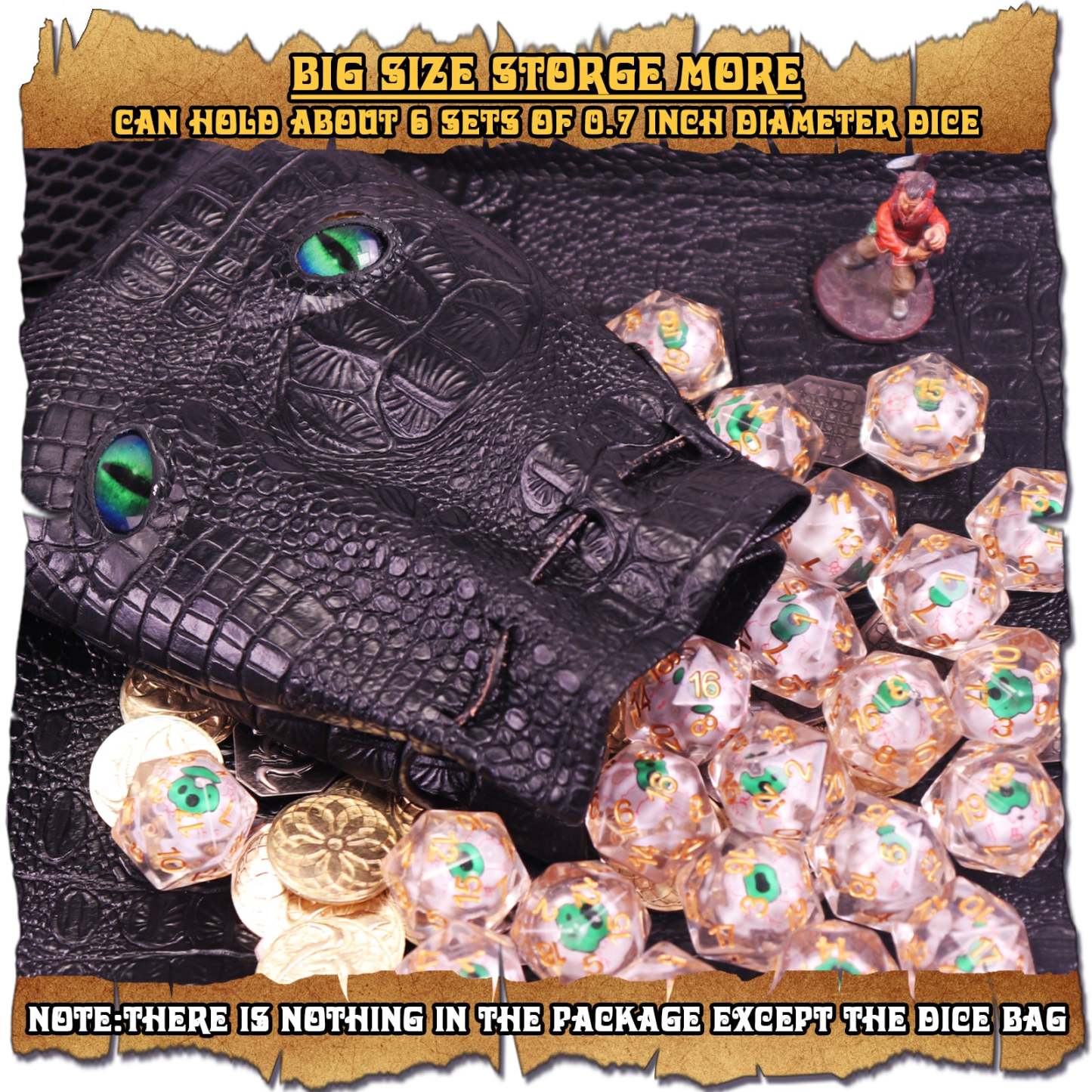 Byhoo Large DND Dice Bag