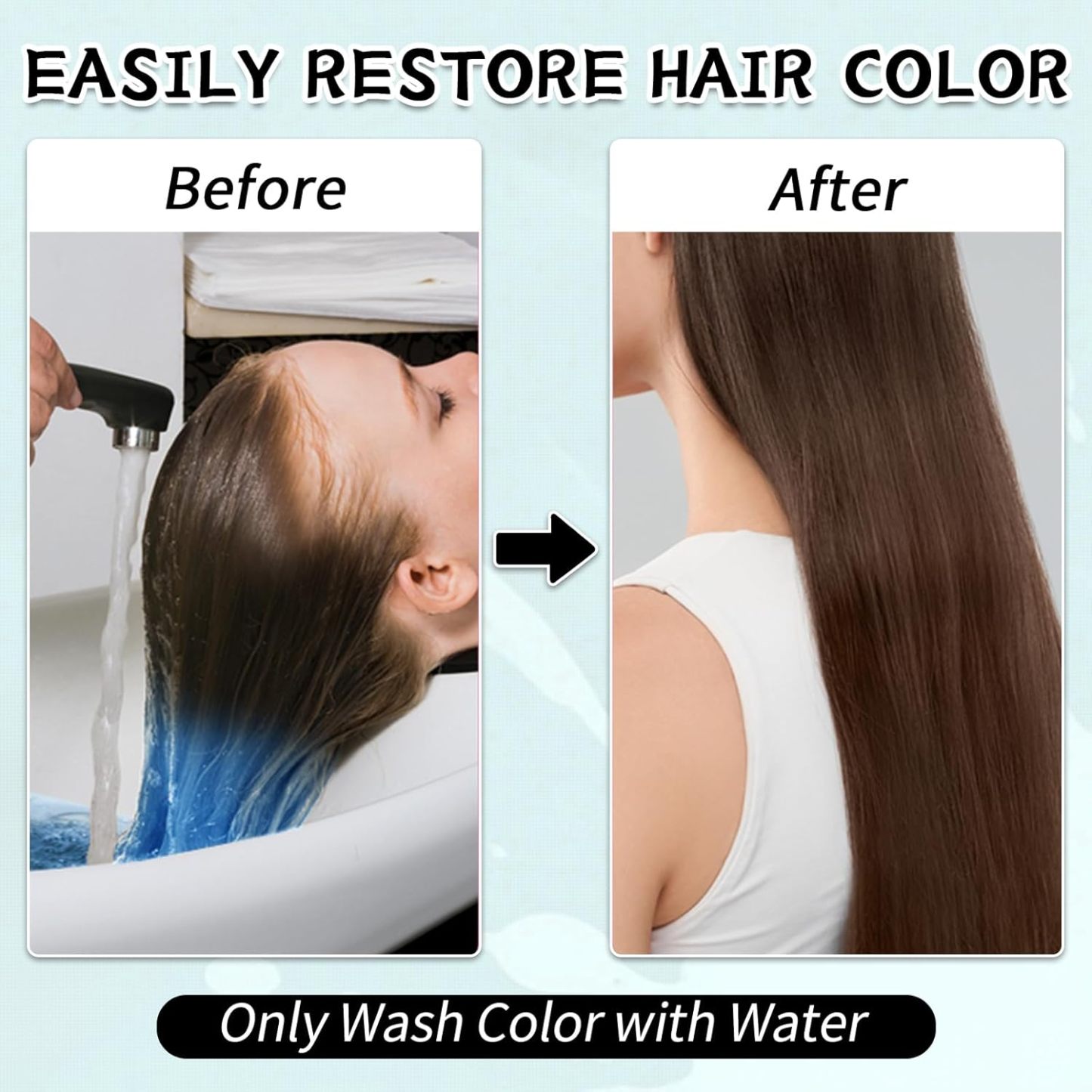 Temporary 6PCS Green Hair Dye for Kids