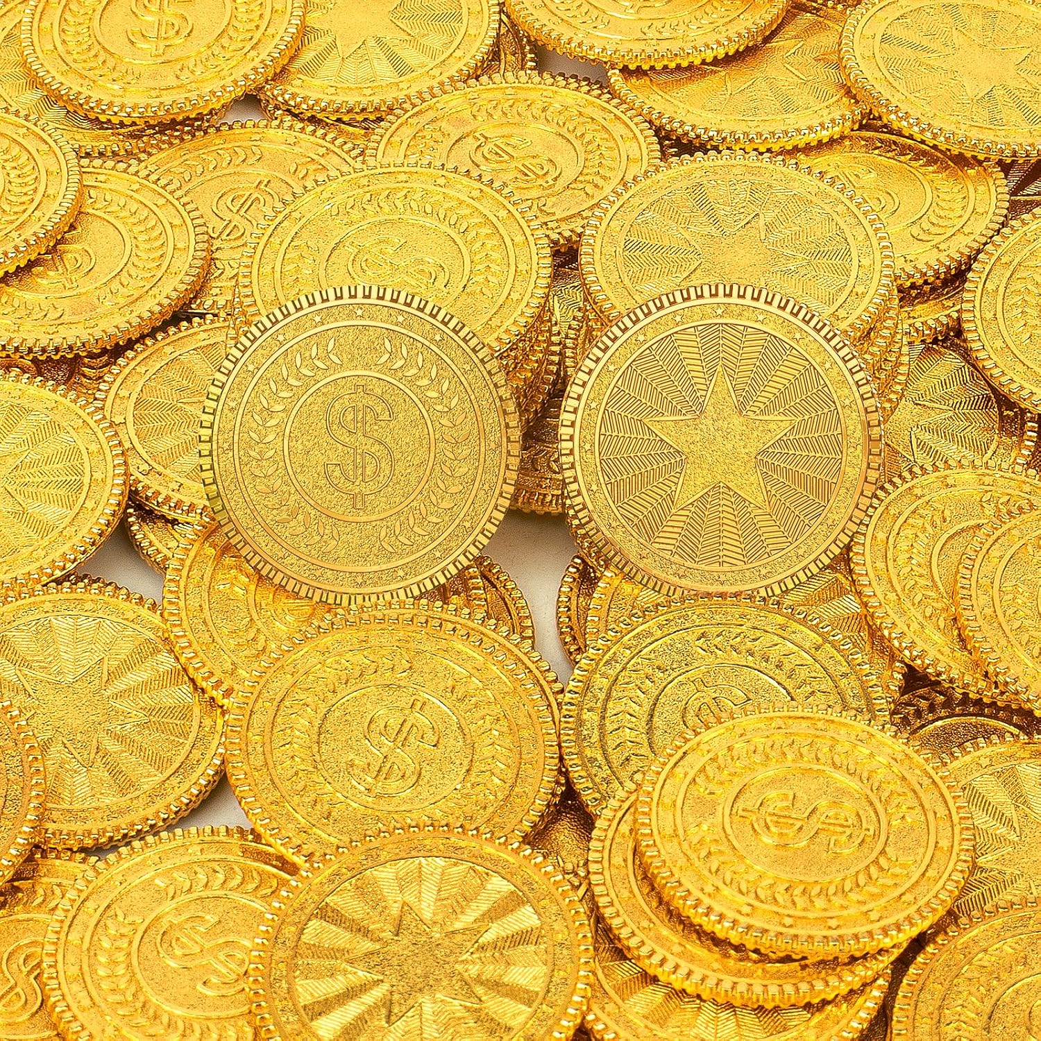 Byhoo Metal Gold Coins,DND Pirate Coins,Stress Relief Tool