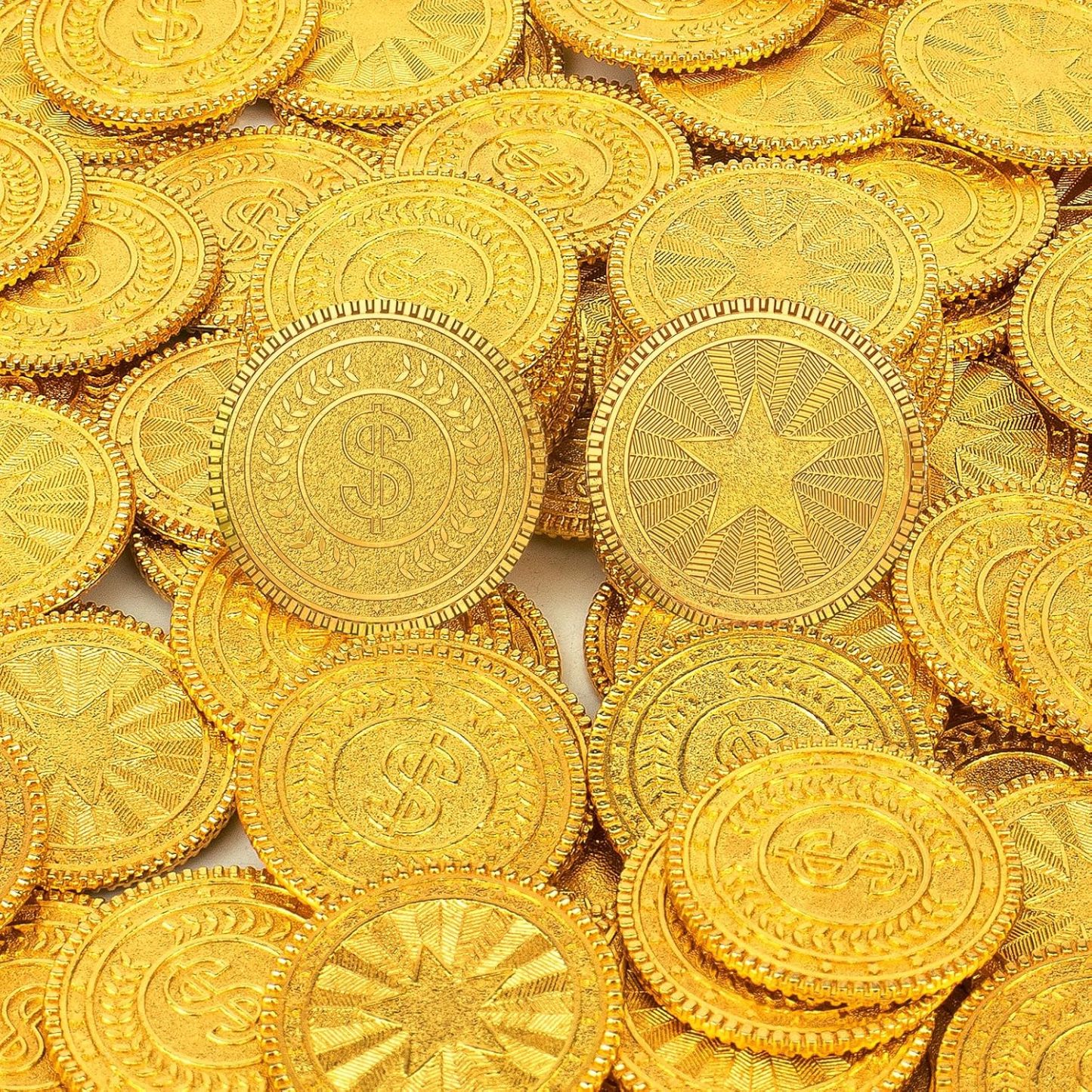Byhoo Metal Gold Coins,DND Pirate Coins,Stress Relief Tool