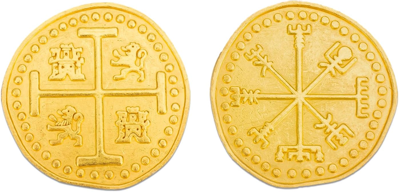 Byhoo 10 PCS Metal Fantasy Coins,Customizable Game Tokens for DND, RPG, Tabletop Roleplay, Challenge Coins, Collectibles & Gift Ideas, Bulk Order Available