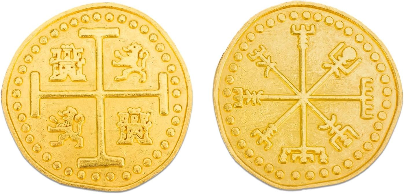 Byhoo 10 PCS Metal Fantasy Coins,Customizable Game Tokens for DND, RPG, Tabletop Roleplay, Challenge Coins, Collectibles & Gift Ideas, Bulk Order Available