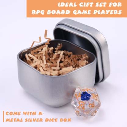 Byhoo DND Eyeball Dice with Metal Box,
