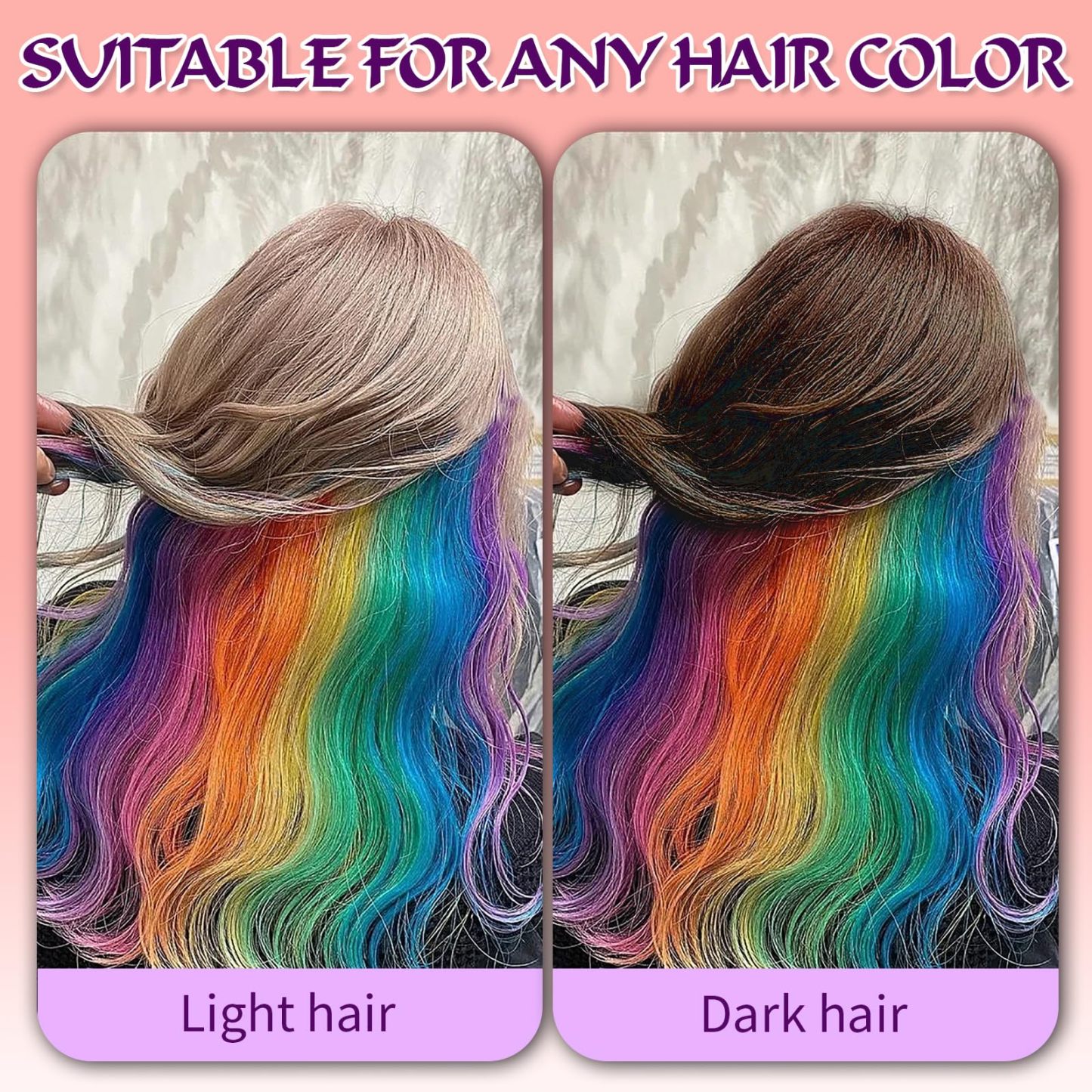 Temporary Hair Dye, Glow in the Dark Paint for Hair & Body