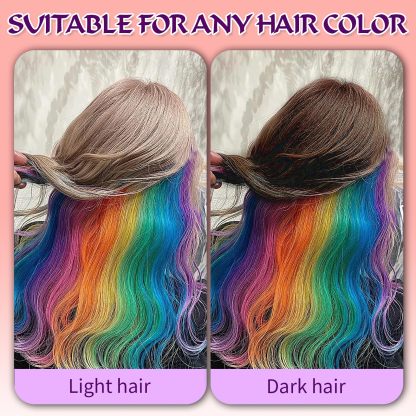 Temporary Hair Dye, Glow in the Dark Paint for Hair & Body