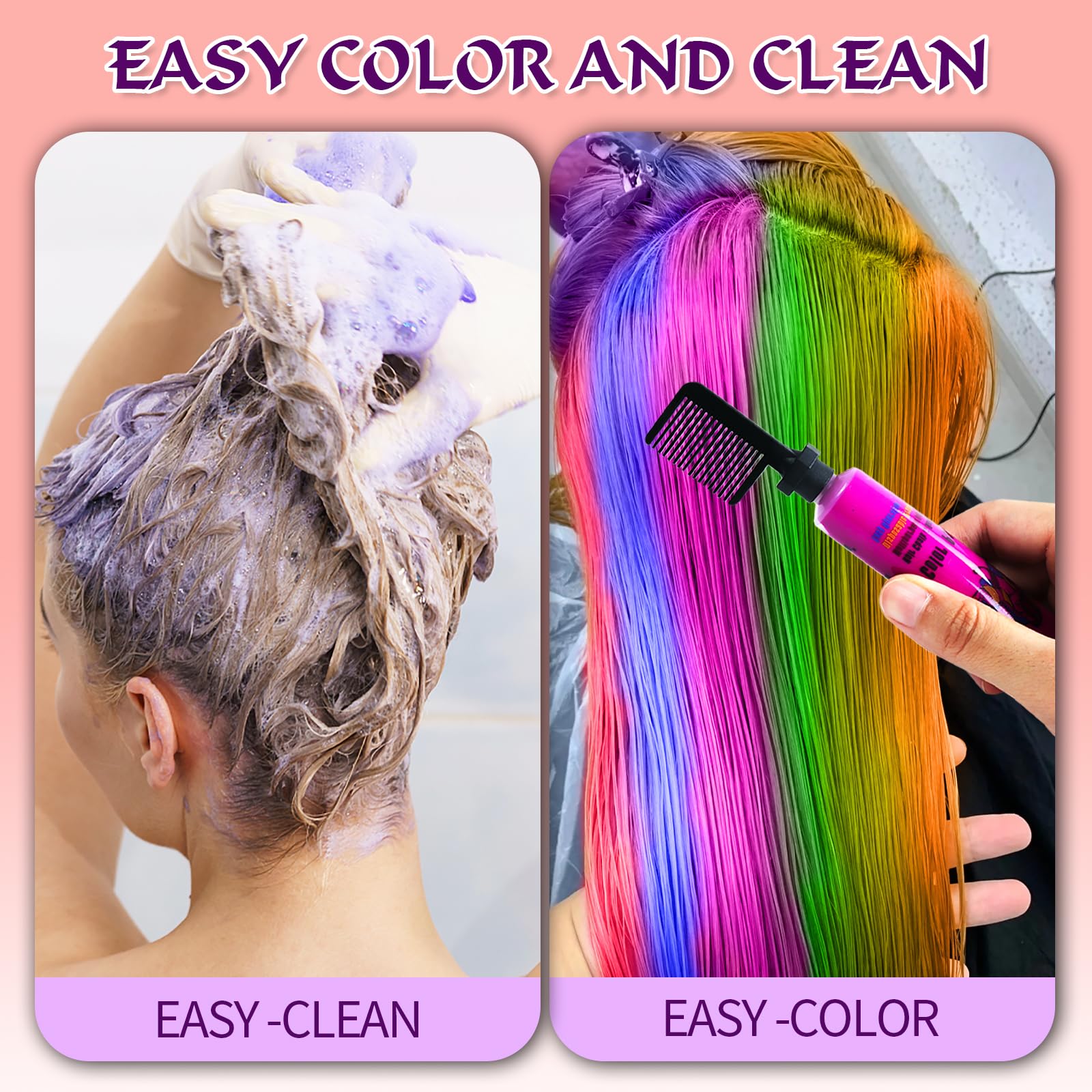 Temporary Hair Dye, Glow in the Dark Paint for Hair & Body