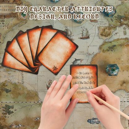 Spellbook Cards Holder DND RPG Pocket Spell Book & Reference Card Holder, Tome of Recollection TTRPG Gaming Accessories for Dungeons and Dragons Beginner Master (60 Poker-Size Player Cards Included)
