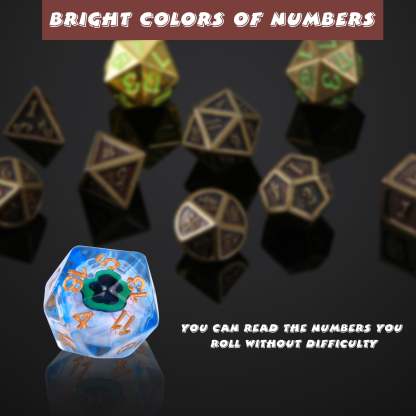 Byhoo DND Eyeball Dice with Metal Box