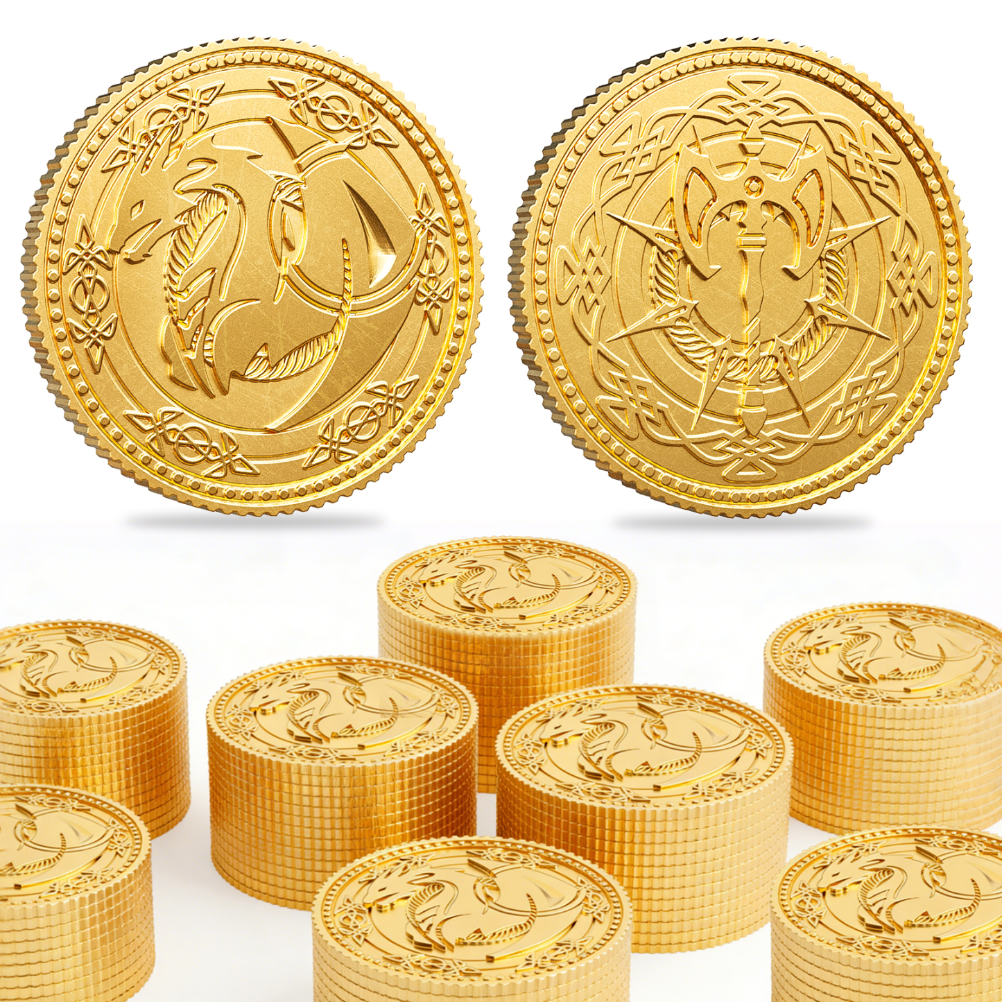 Byhoo Gold Coins 100 PCS Coins for Collectors