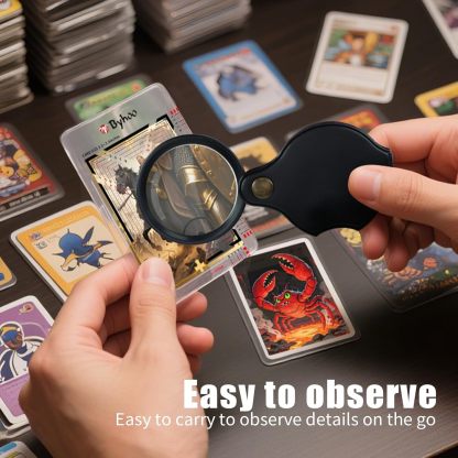 Byhoo Card Grading Kit, Professional Card Centering Tool, Precision Centering System & Magnifying Card Inspection Tool, Anti-Scratch Card Grading Tool Compatible with Pokémon Cards & Sports Cards